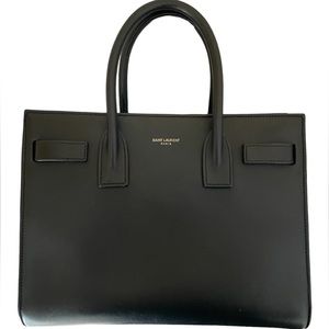 Saint Laurent black Sac de Jour baby size